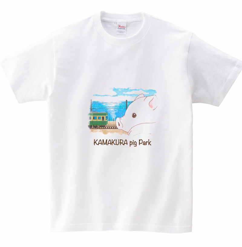 ②鎌倉PIGPARKロゴTシャツ