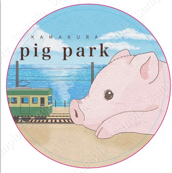 ⑤鎌倉PIGPARKロゴステッカー